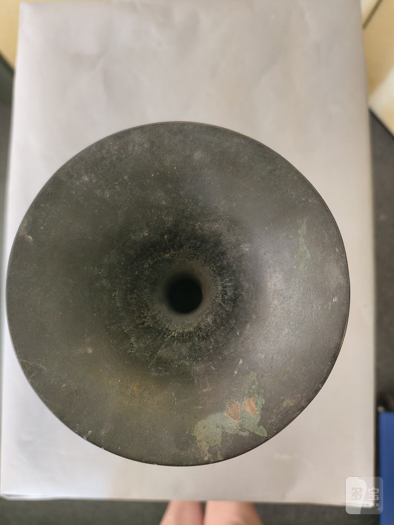 A bronze 'gu' vase with archaistic relief decoration - 图14
